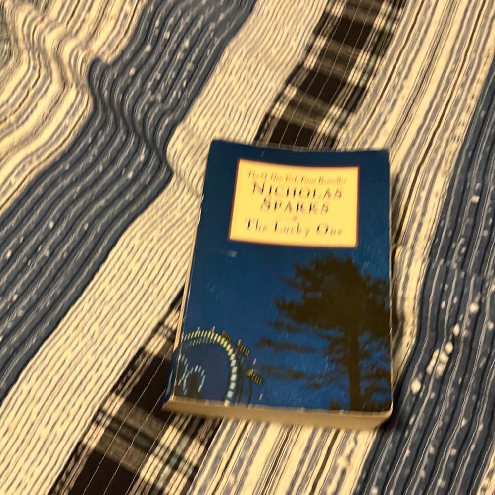 Z it’s a very good book you a big fan of Nicholas Sparks